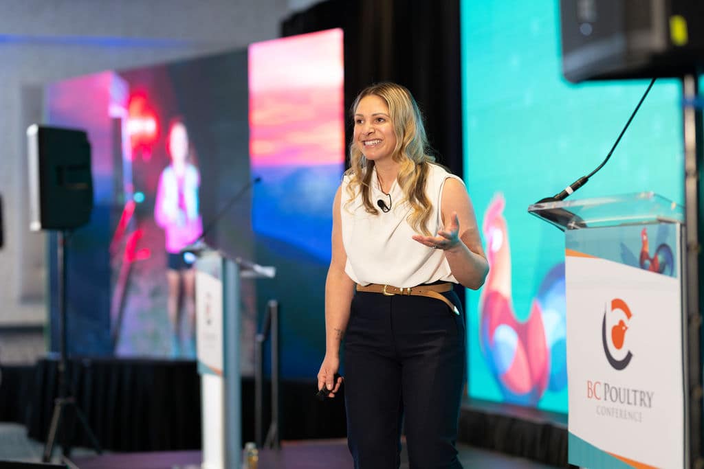Keynote presentation at the BC Poultry Conference