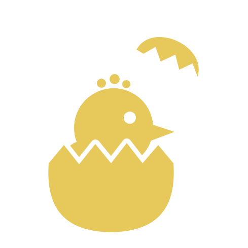 Chick hatching from an egg